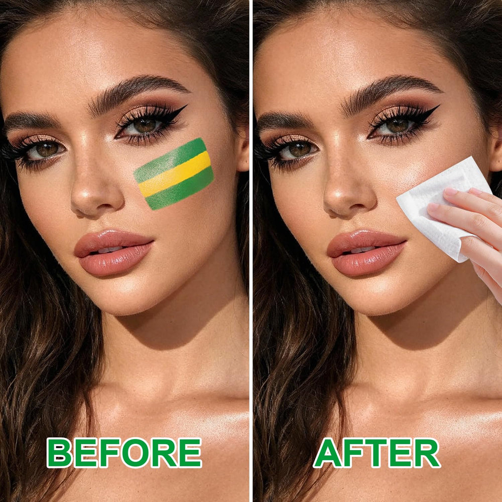 Meilury painted fans at outdoor match showing long-lasting wear benefit