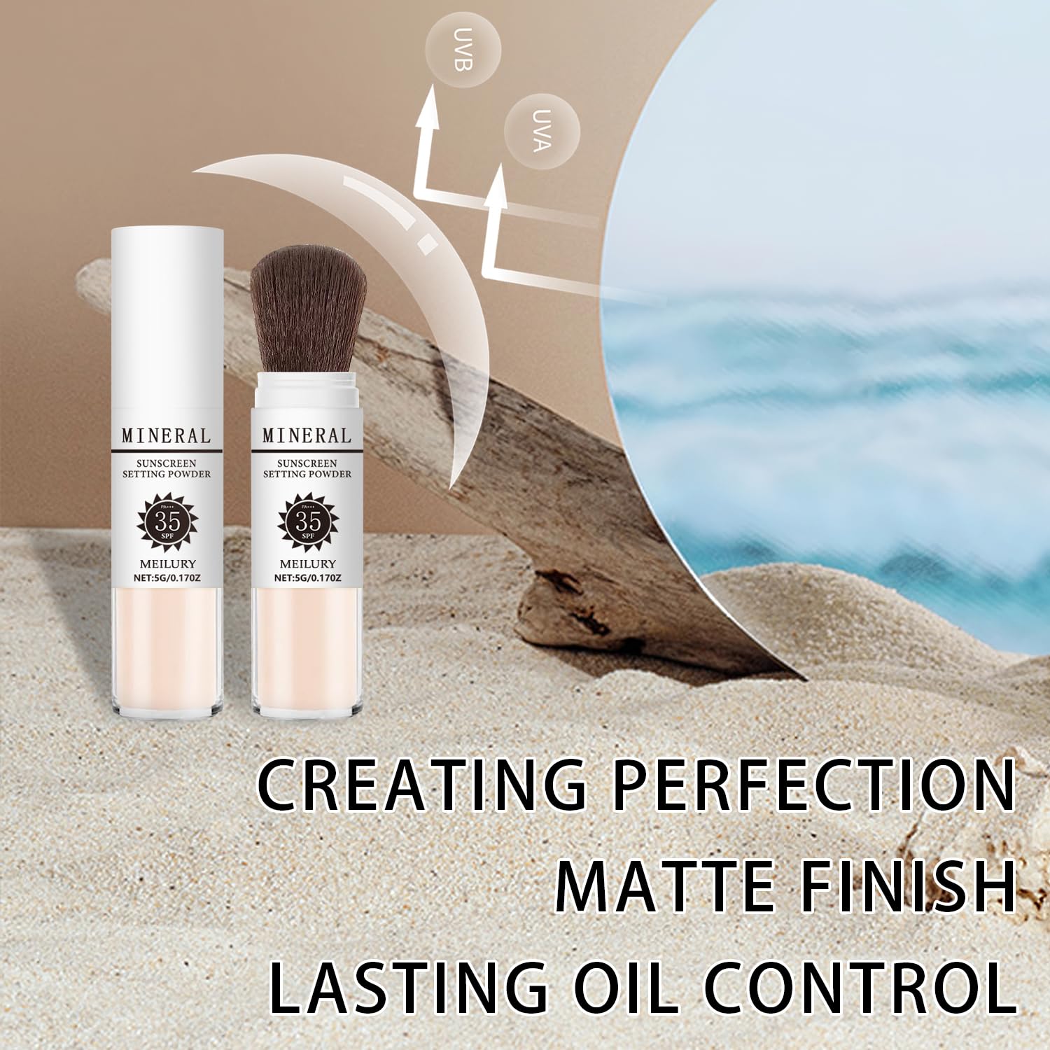 Meilury scalp touch-up demonstration offering lightweight coverage and protection