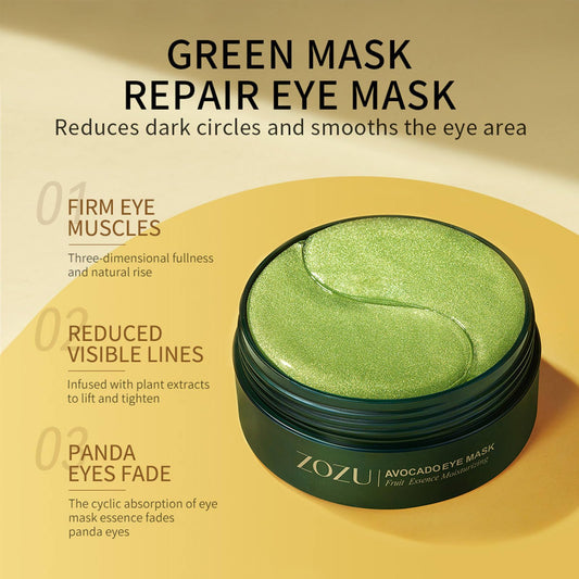 MeiPlumLai close-up gel texture of patch, illustrates moisturizing delivery benefit