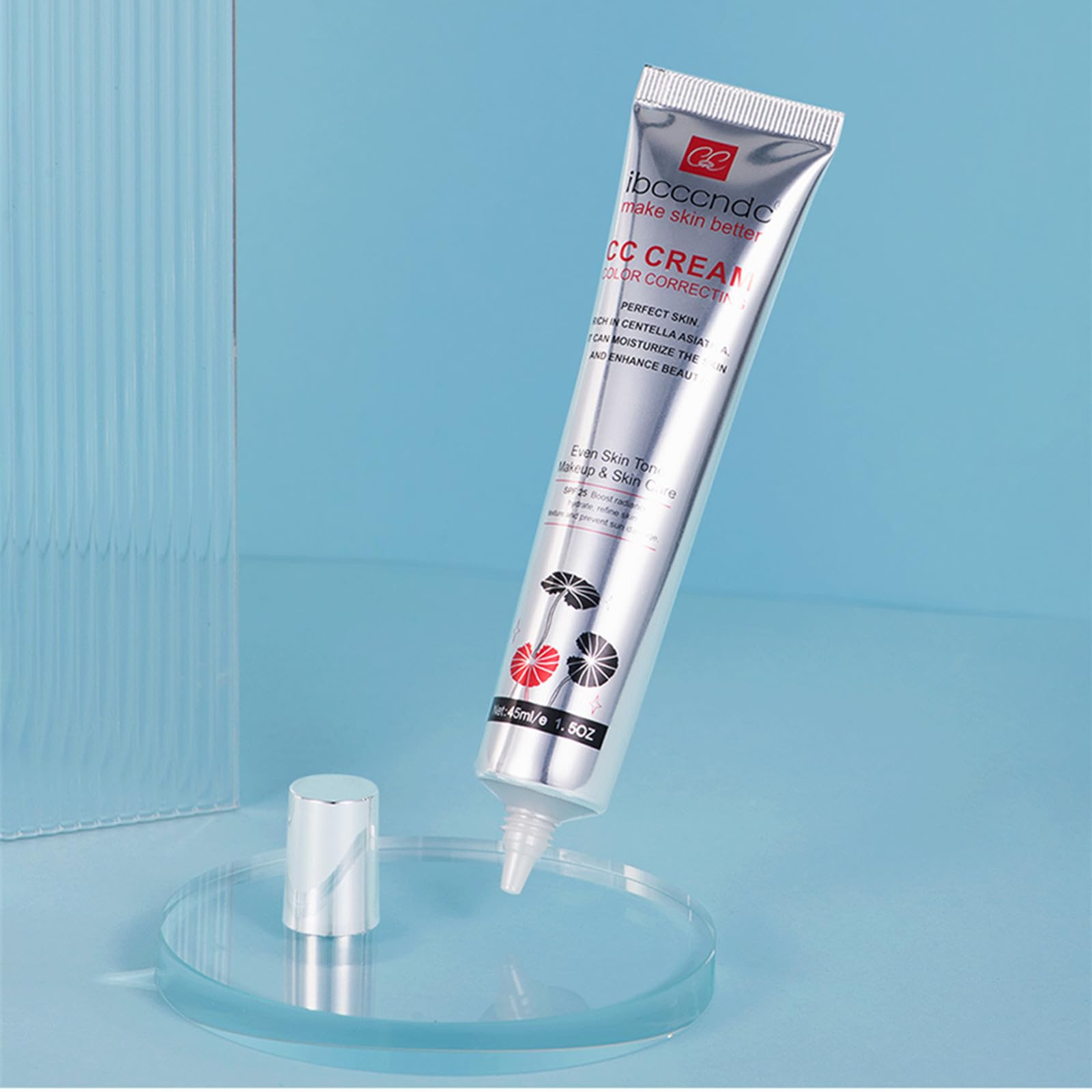 MeiPlumLai CC Cream in a travel bag lifestyle scene highlighting portability and daily use