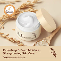 MeiPlumLai cream texture close-up showing lightweight absorbent feel