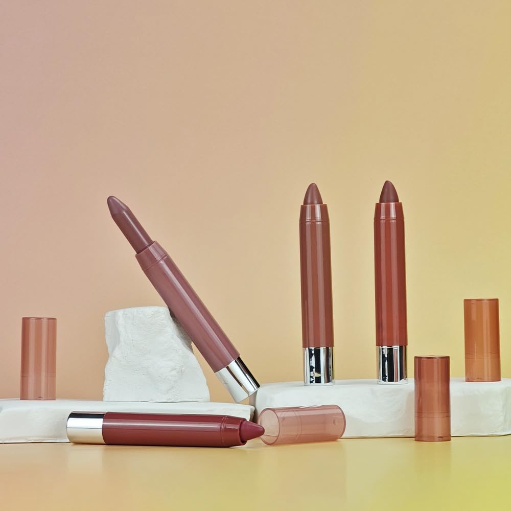 mekuel lip crayon in purse lifestyle shot showing travel-ready convenience