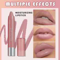 mekuel texture swipe on arm showing creamy pigment and moisturizing payoff