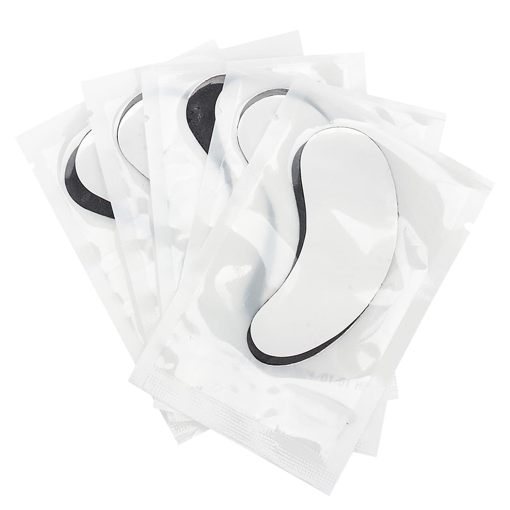 Mekupeu black pad under eye, high contrast for precise application