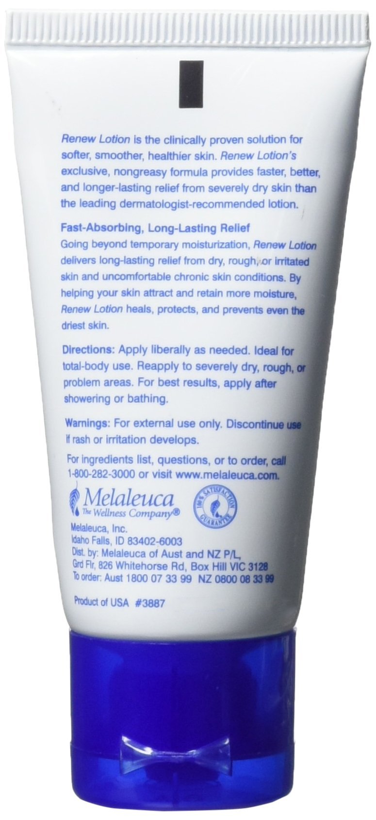 Melaleuca Renew applied to hands demonstrating fast-absorbing hydration benefit