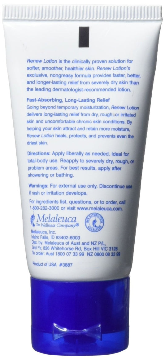 Melaleuca Renew applied to hands demonstrating fast-absorbing hydration benefit