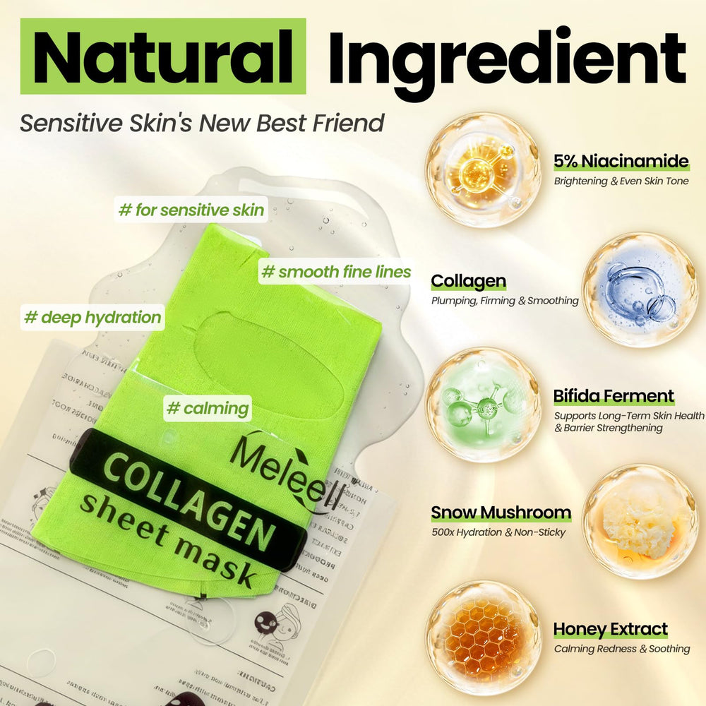Meleell serum texture poured to show lightweight hydration and absorbency