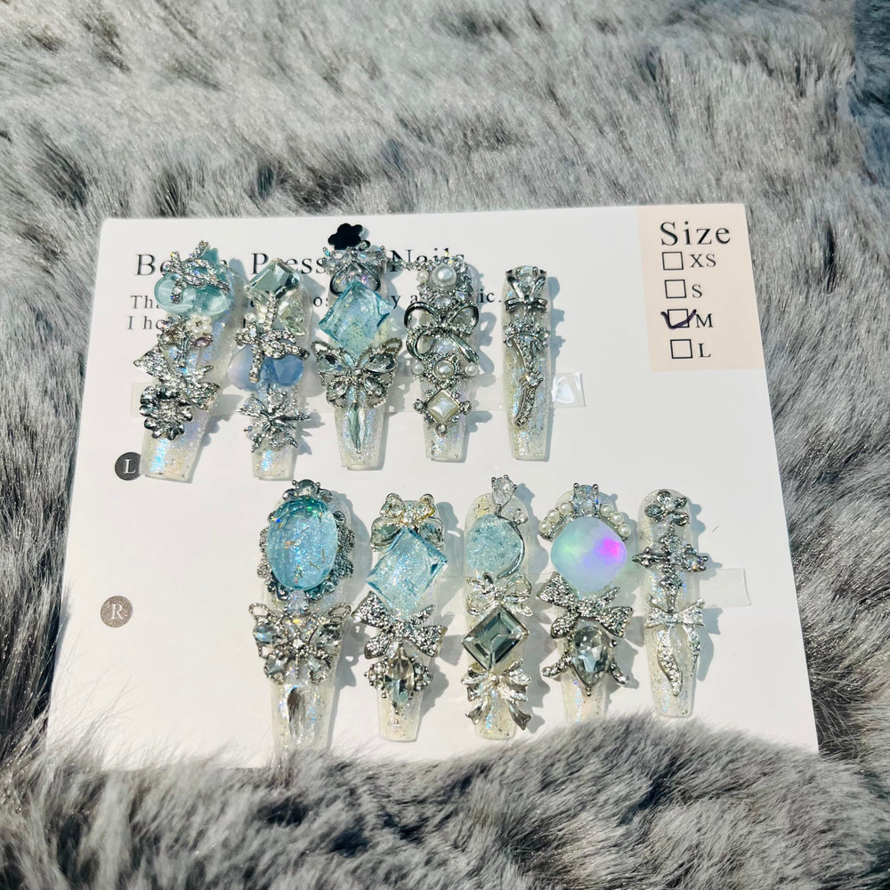 MellowBells size comparison showing multiple nail sizes for a better fit