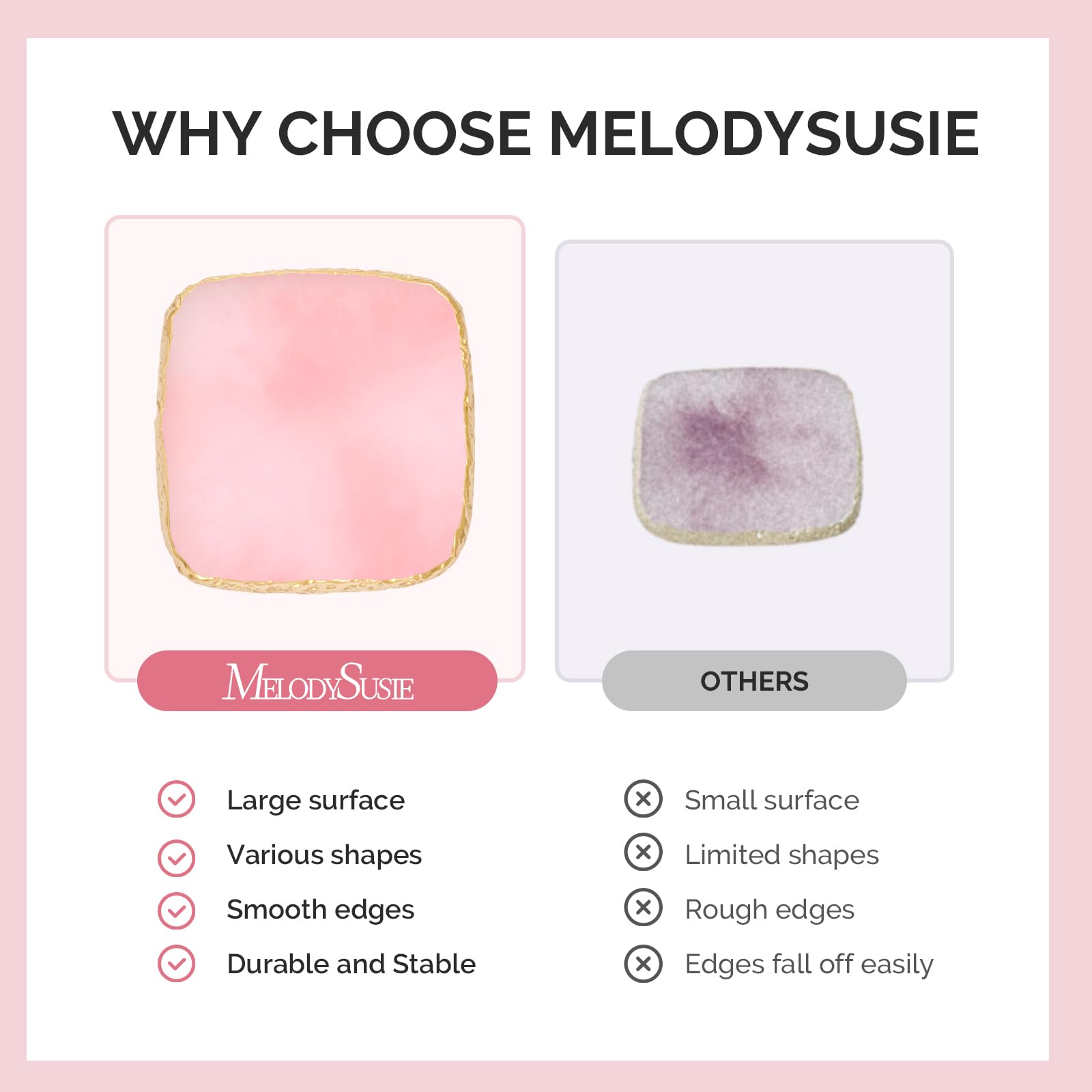 MelodySusie product label and protective bag, convenient organized storage