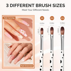 MelodySusie 3D carving demonstration on nail showing brush sculpting fine raised designs