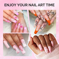 MelodySusie carved nail detail with brush showing fine 3D sculpting capability benefit