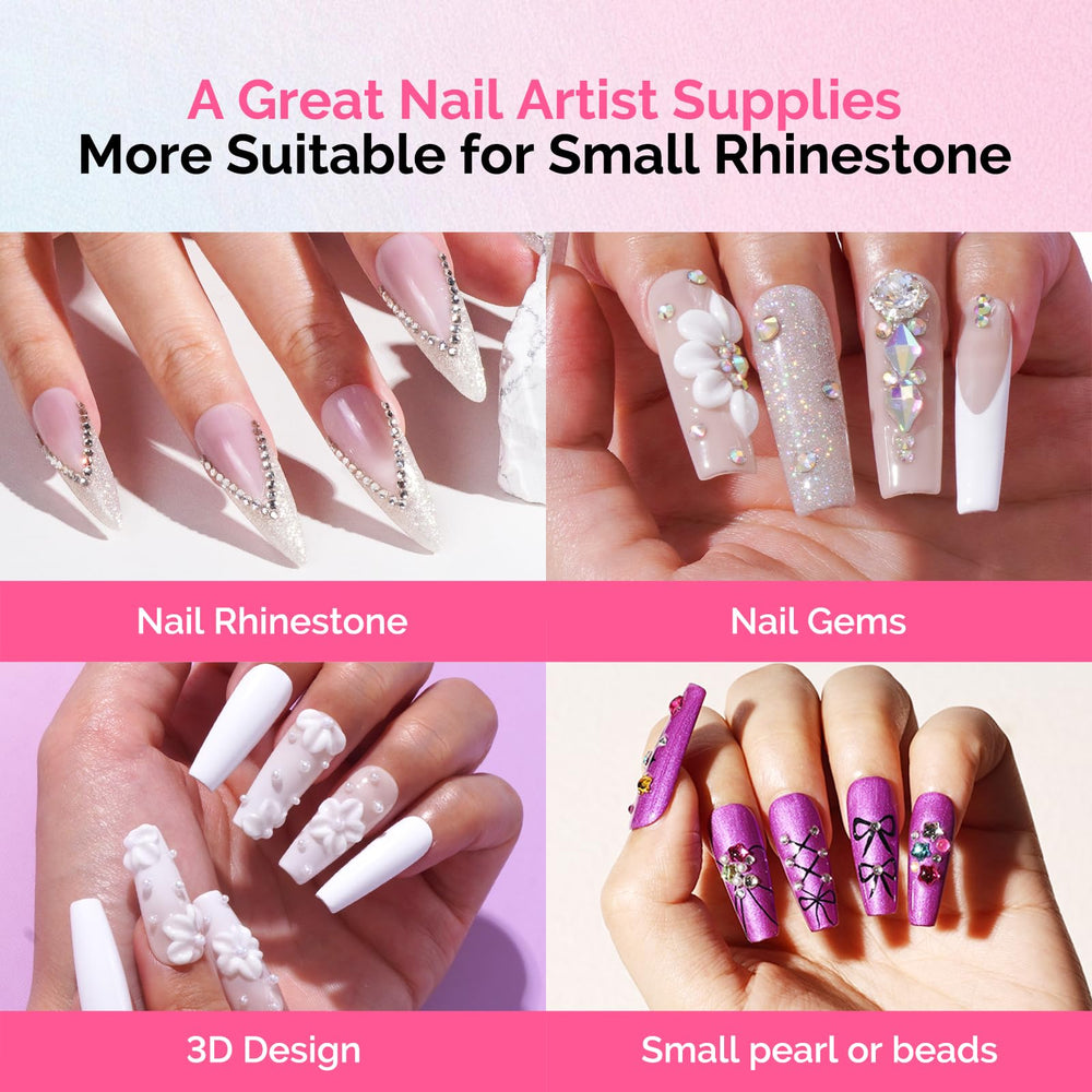 MelodySusie creating 3D sculpted nail art with raised detail