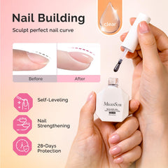 MelodySusie application brush stroke showing smooth coverage for easy, even application benefit
