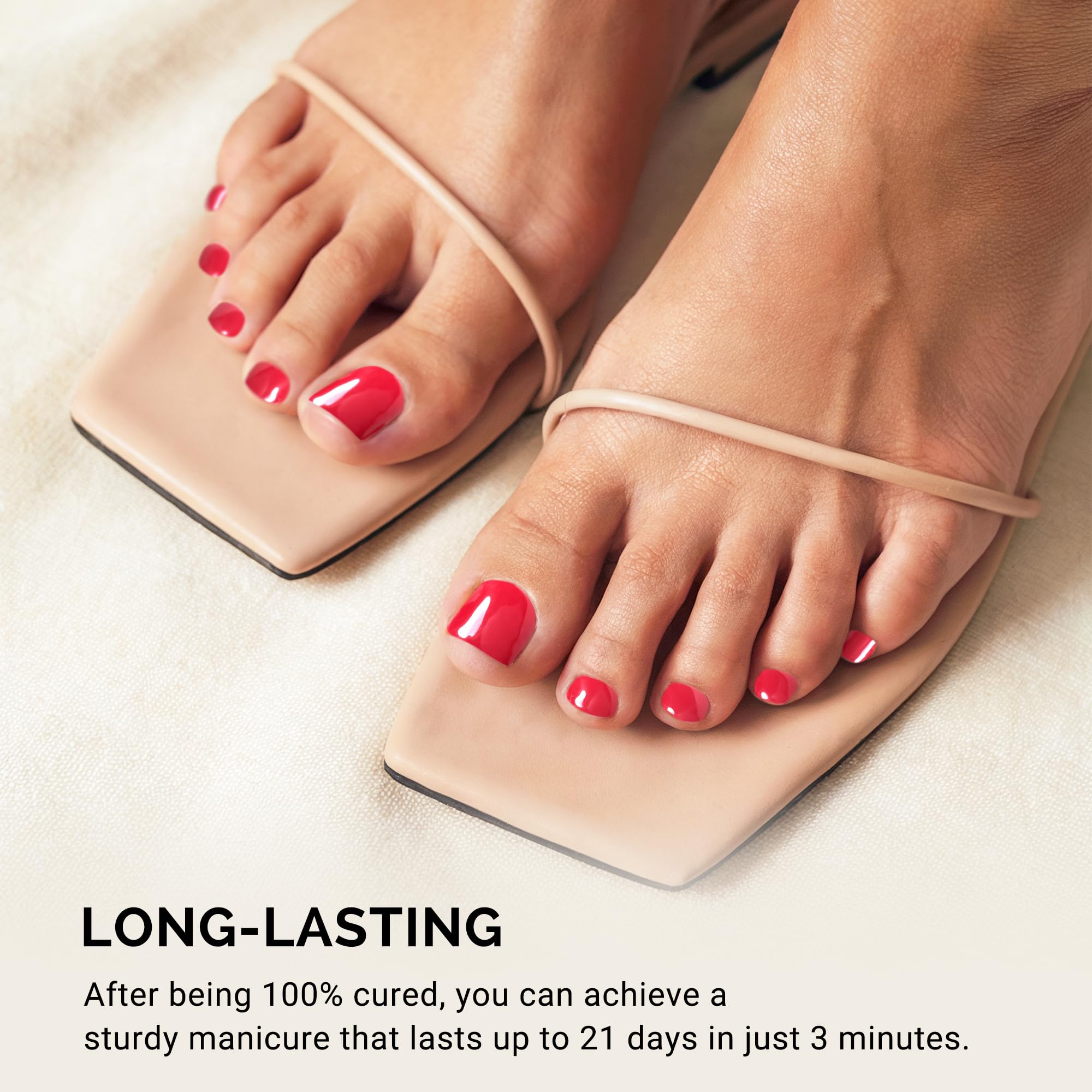MelodySusie hand applying a strip showing easy precise placement benefit