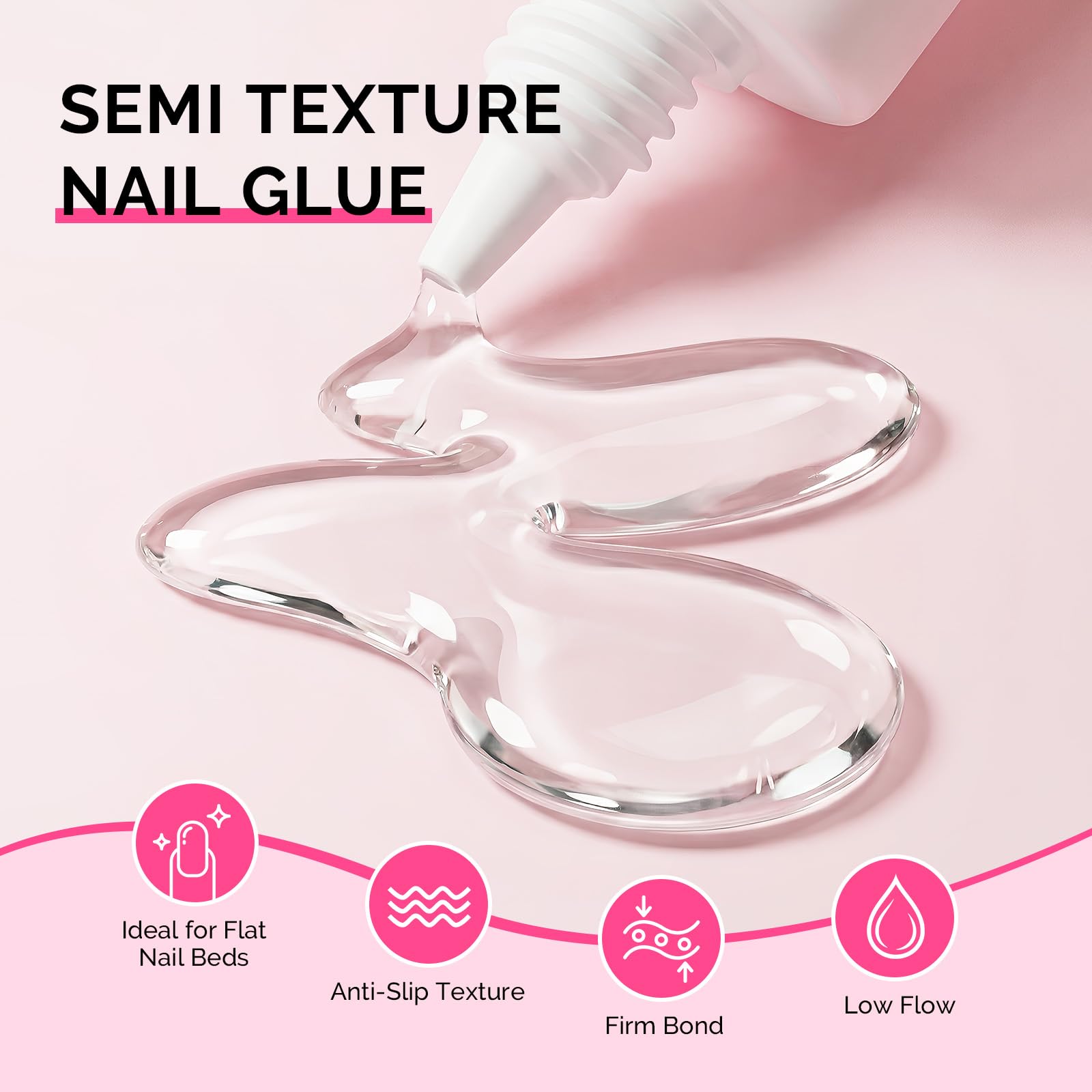 MelodySusie application with press-on nail in hand for fast, secure fit