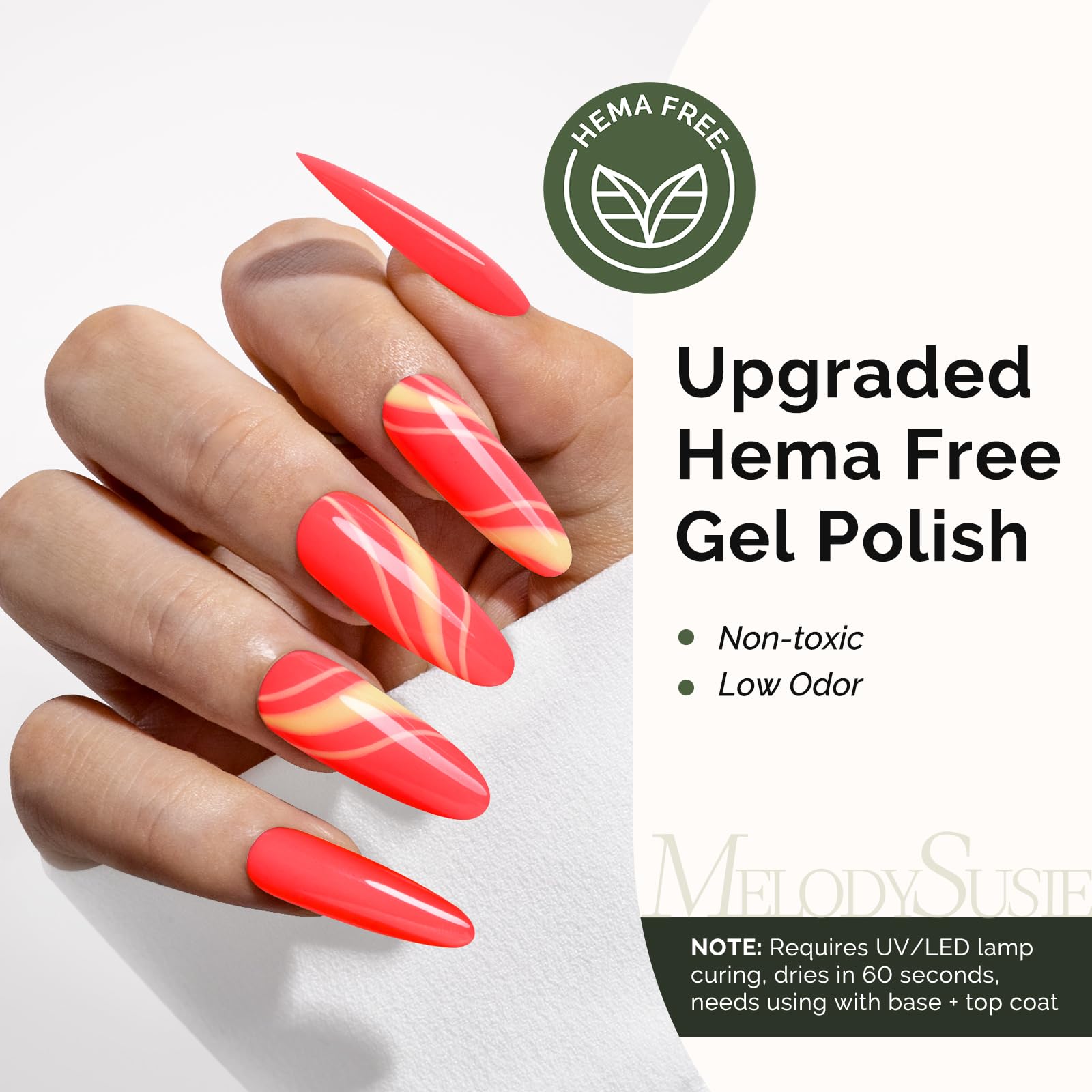 MelodySusie bottle cap and brush detail demonstrating smooth application benefit