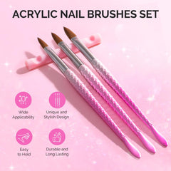 MelodySusie close-up of nylon bristles showing texture for smooth acrylic pickup benefit