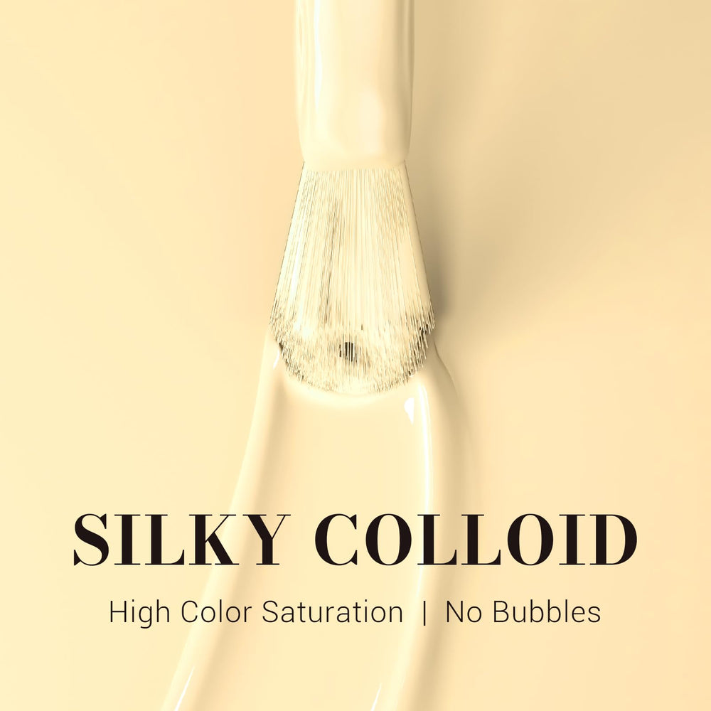 MelodySusie brush stroke detail demonstrating smooth application and streak-free coverage