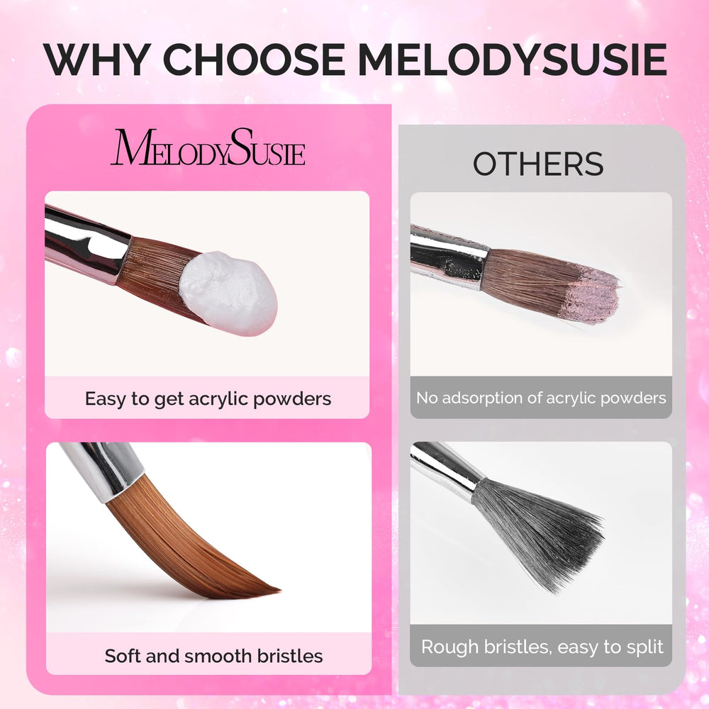 MelodySusie brushes placed in holder highlighting neat storage and quick access benefit