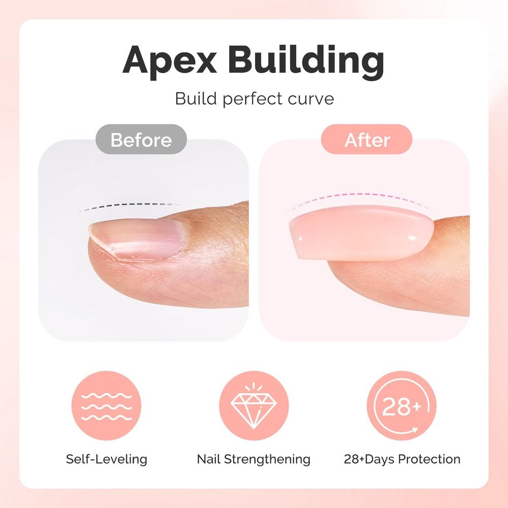 MelodySusie applying gel to false tip for longer extensions benefit