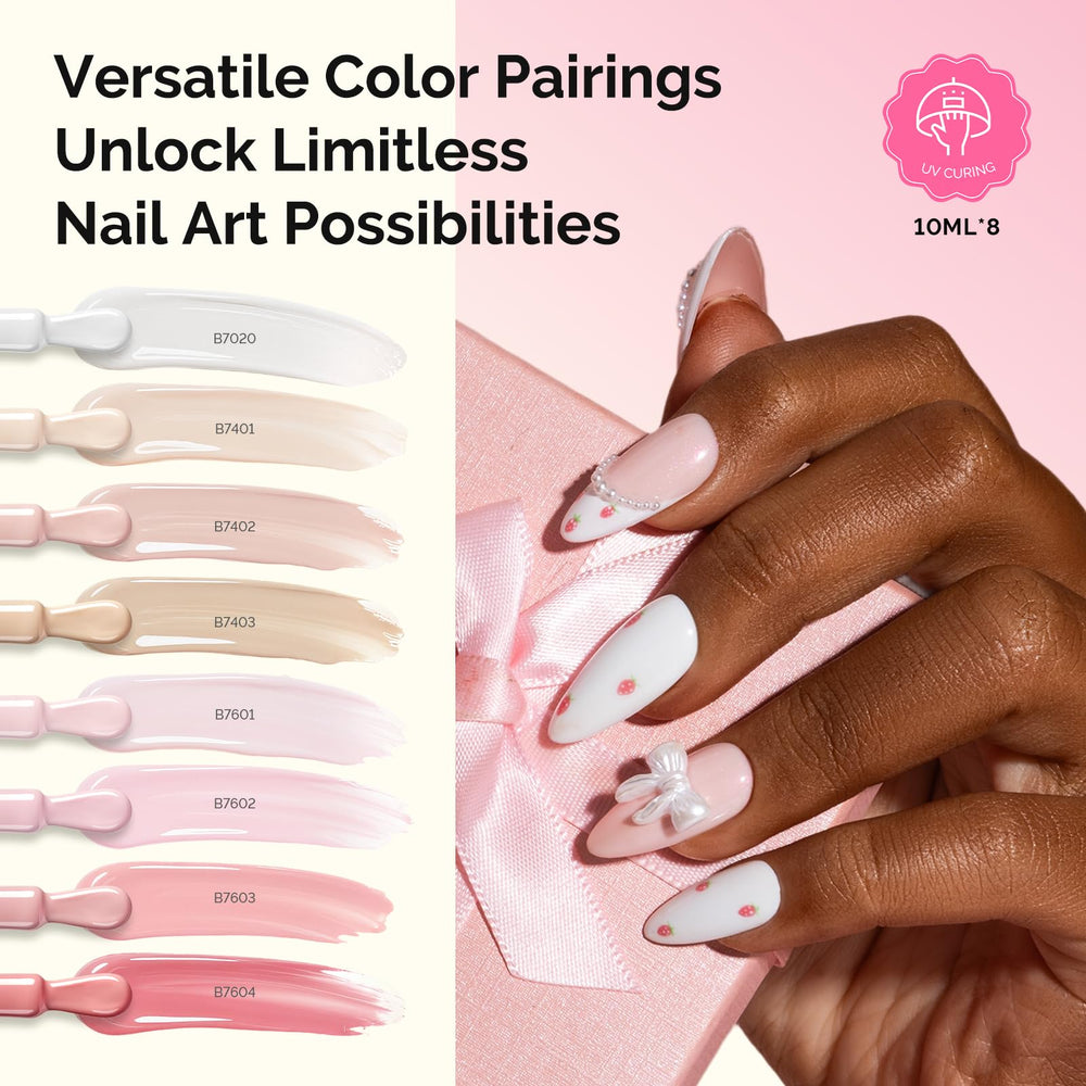 MelodySusie base builder and top coat close-up delivering strength and glossy finish