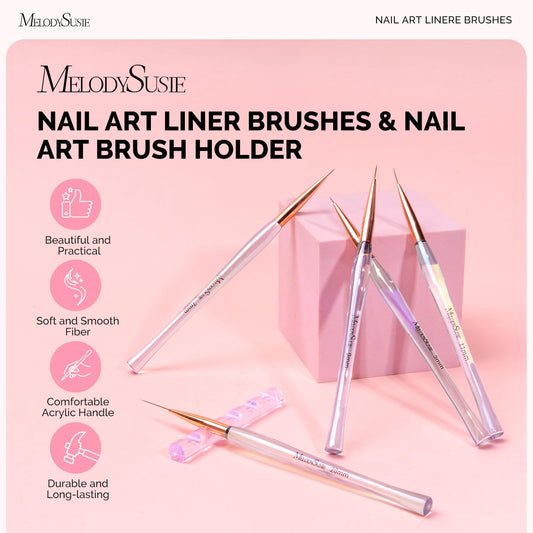 MelodySusie close-up bristle tips demonstrating precise fine-line capability