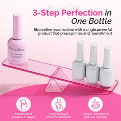 MelodySusie label close-up highlighting ingredients and safer acid-free benefit
