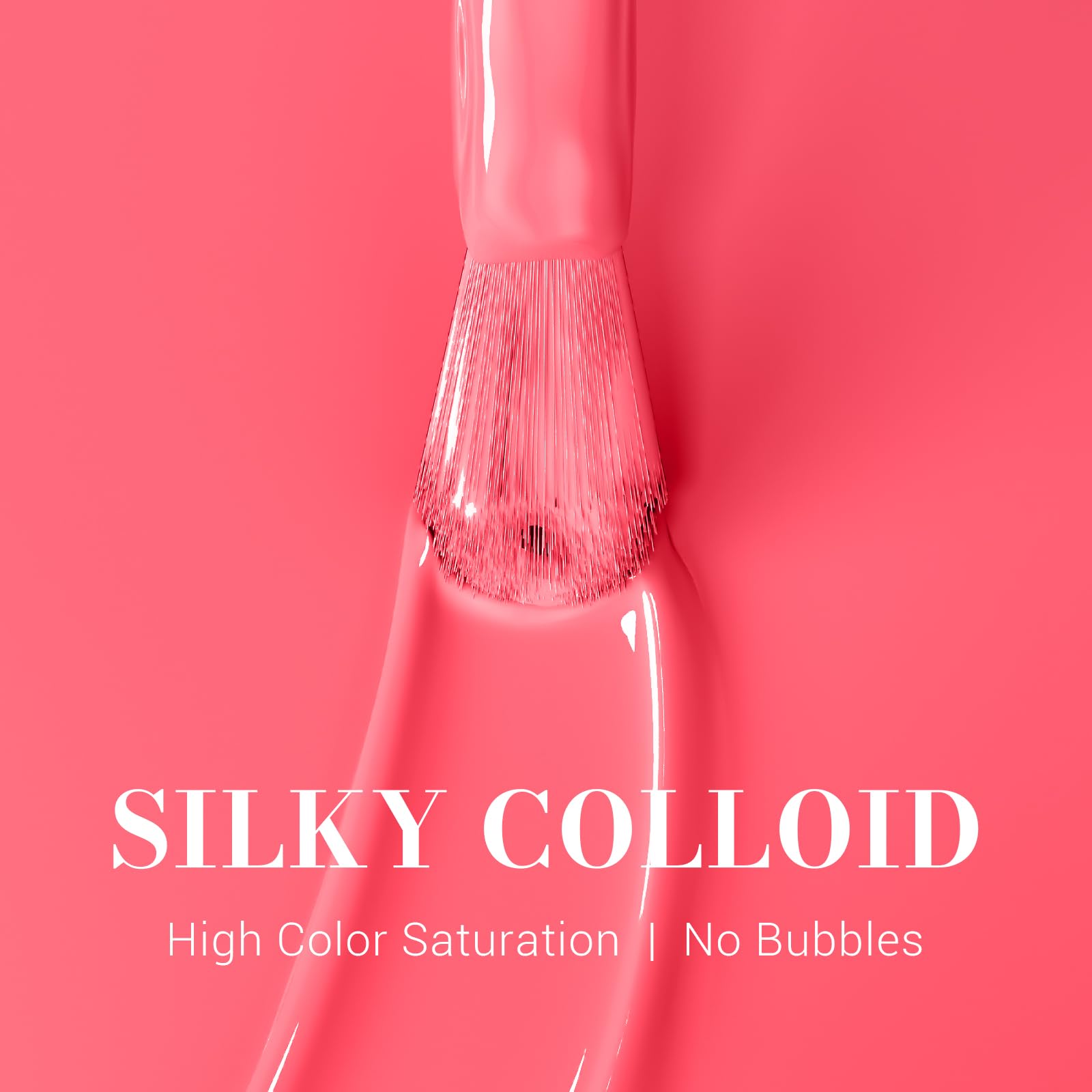 MelodySusie brush applying smooth stroke for even coverage benefit