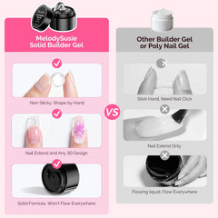 MelodySusie finished 3D nail art on hands showing durable styling