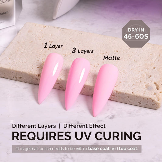 MelodySusie creamy gel texture close-up for smooth, streak-free application