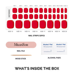 MelodySusie cured red toe nails in a beach setting showing long-lasting gloss