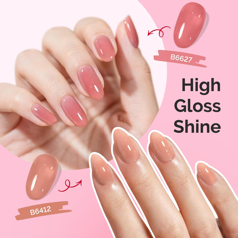 Nails curing under LED lamp with MelodySusie gel applied, showing quick hardening and salon finish benefit