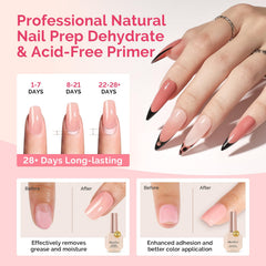 MelodySusie nail dehydrator pouring small drop demonstrating oil removal for better adhesion