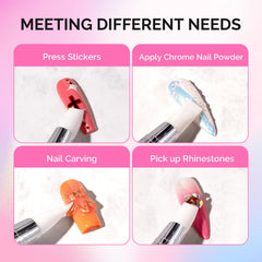 MelodySusie dotting pen tips detail for precise dots and controlled nail accents