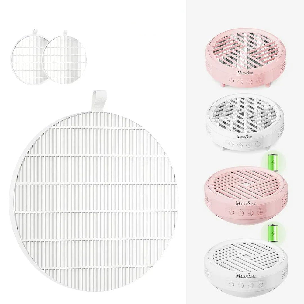 MelodySusie filter held in hand showing compact size and quick replacement benefit