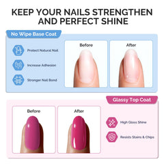 MelodySusie gel texture and high gloss finish highlighting durable shine