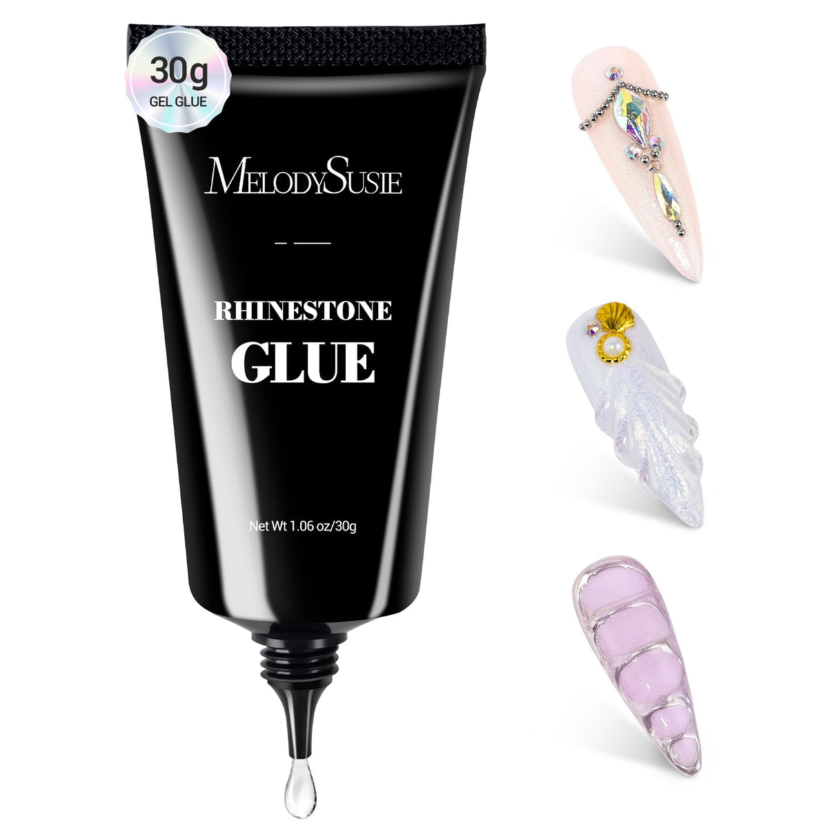 MelodySusie front bottle showing product and long-lasting hold