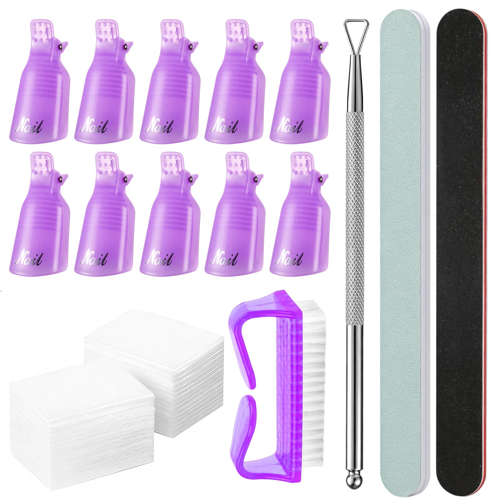 MelodySusie kit front view showing all tools for complete gel removal benefit