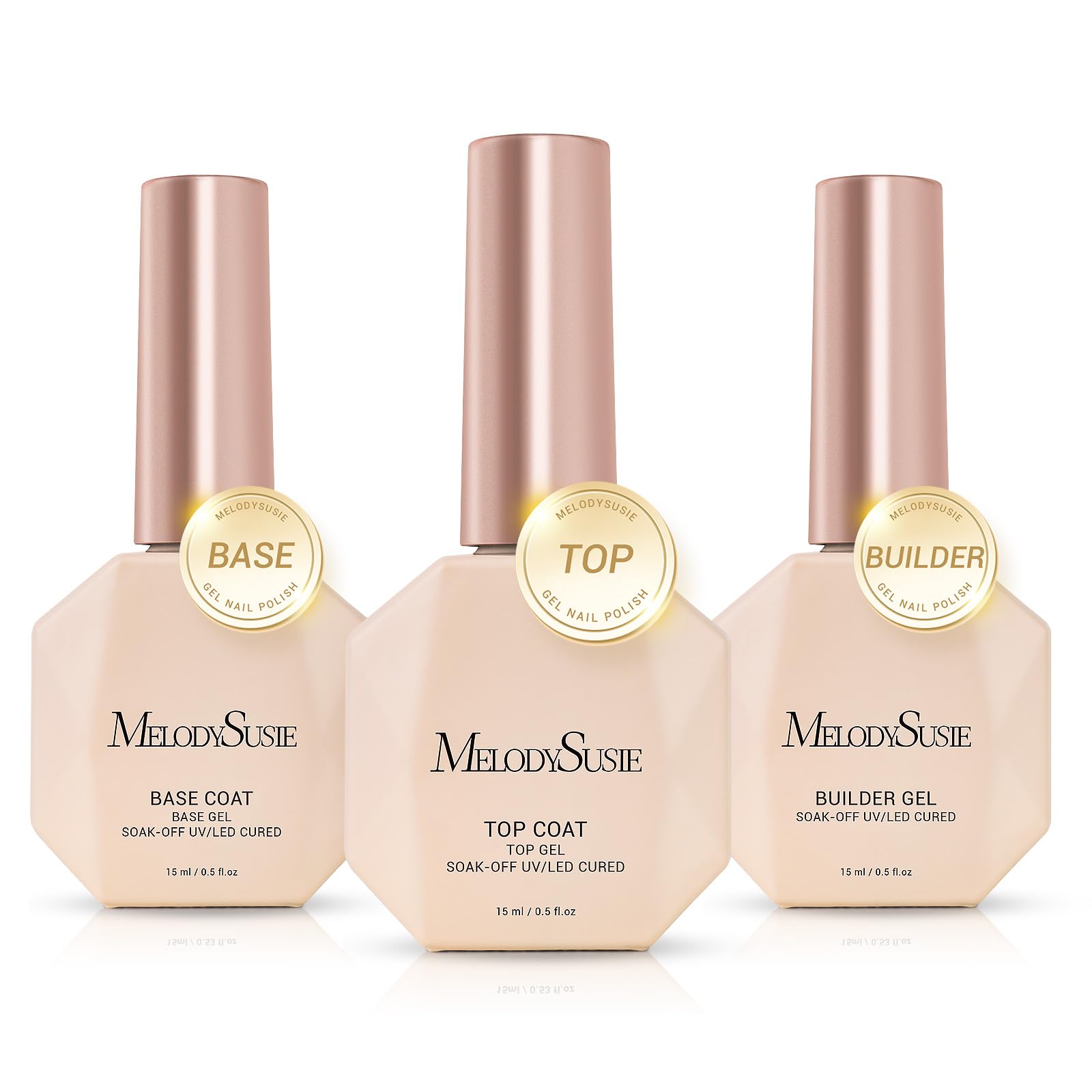 MelodySusie front packaging showing three 15ml bottles and benefits