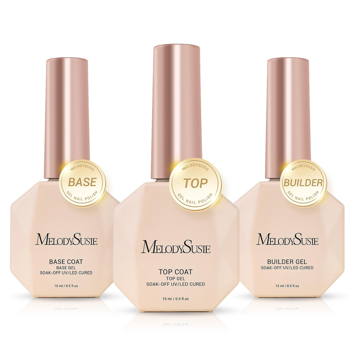 MelodySusie front packaging showing three 15ml bottles and benefits