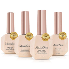 MelodySusie front view of 4 clear bottles showing kit benefits