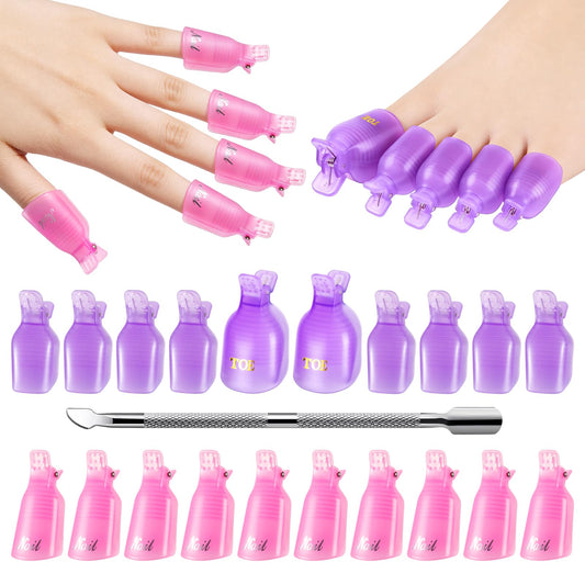 MelodySusie front view of 20-piece clips kit showing organized contents and convenience