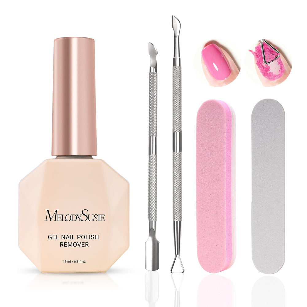 MelodySusie front packaging showing complete remover kit and tools for quick removal