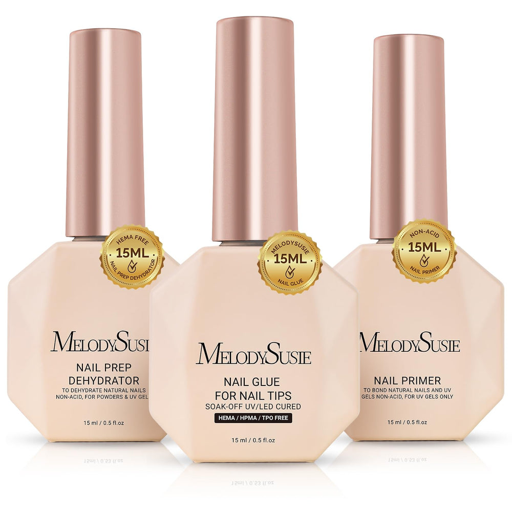 MelodySusie front packaging showing full 3-piece kit and clear bottles for quick identification