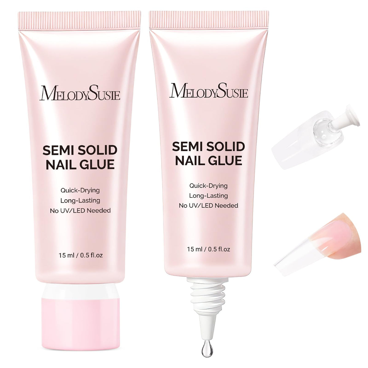MelodySusie front packaging showing two 15ml tubes with product benefit