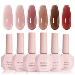 MelodySusie front packaging showing six jelly gel bottles, clear set display