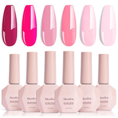 MelodySusie front packaging showing six-color gel set and quick selection benefit