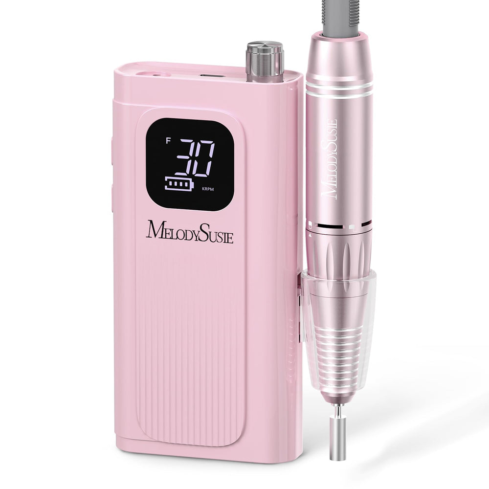 MelodySusie front unit showing pink clip-on design and portability benefit