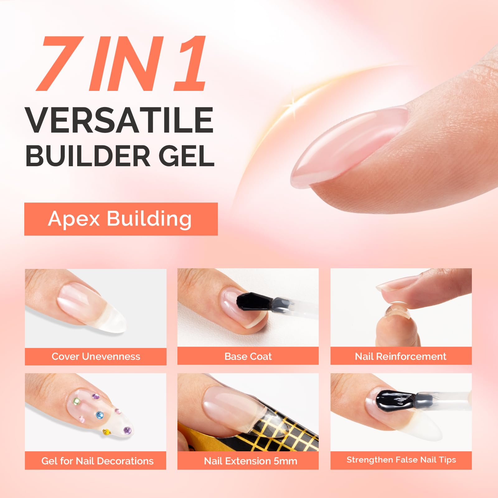 MelodySusie gel texture forming a self-leveling bead for smooth finish