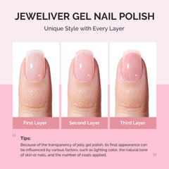 MelodySusie application on natural nails demonstrating cured shine and coverage